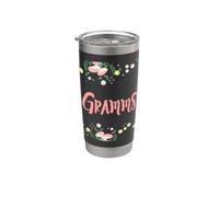 Gramms Nonna Floreale Nonna Amore Da Nipoti Bicchiere termico in acciaio inox doppia parete