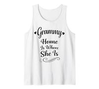 Grammy Casa è Dove lei è - Orgoglioso amorevole Famiglia Nonna Canotta