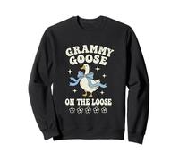 Grammy Goose On The Loose Carino Divertente Retro Felpa