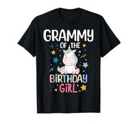 Grammy of The Birthday Girl Unicorn Girl, Abbinamento familiare Maglietta
