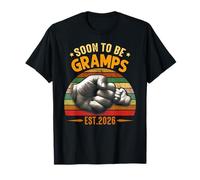 Gramps est. 2026 Presto per essere nonni promosso a papà Maglietta