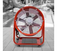 GramStudio Ventilatore assiale, 6 pale, silenzioso, ventilatore assiale, 2800 giri/min, Ø 400 mm, 49 x 30 x 64,5 cm, angolo regolabile, 2800 rpm, 15000 m³/h