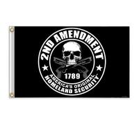 Gran Bandiera 2Nd Amendment America'S Original Homeland Security 2 Occhielli In Metallo Bandiere Personalizzate Stampata Flag Per Cultural Display Events Festivals 90X150Cm