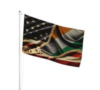 Gran Bandiera Da Personalizzata 90X150Cm Vintage American Cote D'Ivoire Bandiera Da Giardino Resistente Ai Raggi Uv Bandiera Da Cortile Per Decorazione Domestica, Giardino, Cortile