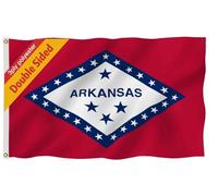 Gran Bandiera Double Iided Arkansas State Arkansa With Shading Cloth And Ar Stater Stampata Bandiere Stampa Fronte-Retro Flagge Personalizzate Per Outdoor Cultural Display Events 90X150Cm