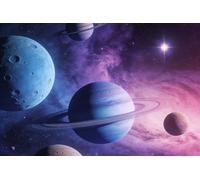 Gran Bandiera Spiral Galaxy Space Milky Way Stars Glowing Nebula Universe | Outer Planet Earth Grande Bandiera Garden 3x5 FT 2 Occhielli in Metallo Gran Bandiera stampata Striscione