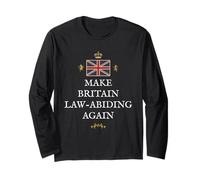 Gran Bretagna GB Patriots Regno Unito Orgoglioso Britannico Orgoglio Legge Abiding Maglia a Manica