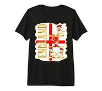 Gran Bretagna Inghilterra Inglese Pollaio Galline England Maglietta Premium