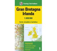 Gran Bretagna, Irlanda 1:800.000. Carta stradale e turistica