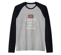 Gran Bretagna Patriot Orgoglioso Britannico Orgoglio Britannico Speranza N Gloria Maglia con Maniche Raglan