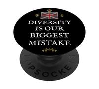 GRAN BRETAGNA PATRIOTI ORGOGLIOSI ERRORI DELLA DIVERSITÀ DELL'ORGOGLIO BRITANNICO PopSockets PopGrip Adesivo