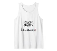 Gran Bretagna Skyline Viaggio Vacanza Outfits Canotta