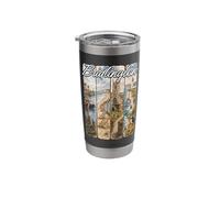 Gran Bretagna Viaggi Spiaggia Spiaggia Bridlington Bicchiere termico in acciaio inox doppia parete