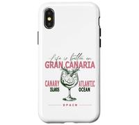 Gran Canaria Life Is Better On Canarie Souvenir Custodia per iPhone X/XS