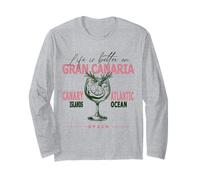 Gran Canaria Life Is Better On Canarie Souvenir Maglia a Manica
