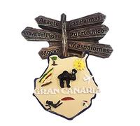 Gran Canaria Spagna 3D magnete frigo souvenir regalo, resina fatta a mano Gran Canaria frigorifero magnete casa e cucina decorazione collezione