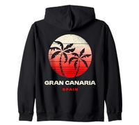Gran Canaria Spagna Palma Spiaggia Tramonto Design Felpa con Cappuccio