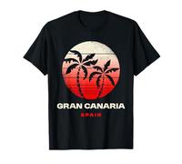 Gran Canaria Spagna Palma Spiaggia Tramonto Design Maglietta