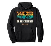 Gran Canaria Spagna Spiaggia Tramonto Design Felpa con Cappuccio