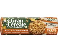 Gran Cereale Biscotti Gran Cereale Croccante con Riso, Ricchi di Fibra e Fosforo - 230 g