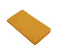 Gran Foulard Telo Arredo 1 Piazza 180x280 cm e 2 Piazze 240x280 cm in Cotone Panama Rinforzato - Copridivano o Copriletto Elegante, Tinta Unita, qualità Extra. (Giallo, 180 X 280)