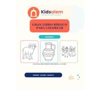 Gran Libro Bíblico para Colorear: Volumen 2 - Abraham · Sara · Aarón · Miriam