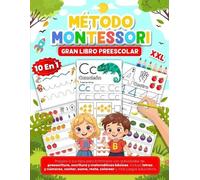 Gran Libro Preescolar XXL Método Montessori (10 en 1) (Tascabile)