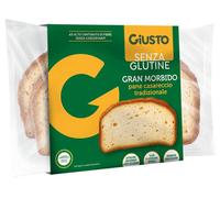 Giusto GIUSTO SENZA GLUTINE GRAN MORBIDO PANE CASARECCIO 200 G