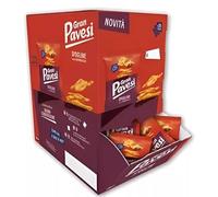 Gran Pavesi Sfogline Cracker Gusto Barbecue Cotti al Forno Espositore da 35 Monoporzioni da 30 grammi solo 134 KCAL per Porzione