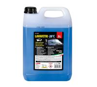 LIQUIDO LAVAVETRI AUTO INVERNALE ANTIGELO -20° 5 LT SGRASSANTE RIMUOVE INSETTI