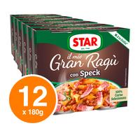 Gran Ragù Star Sugo Pronto Salsiccia Speck Pomodoro Carne Extra Gusto 12 Lattine