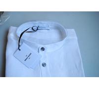 GRAN SASSO CAMICIA PURO LINO IMBUSTATA 180,00 CART. XL 50 BIANCO