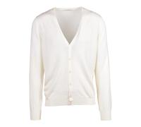 Gran Sasso - Cardigan Scollo a V con Bottoni - - Knitwear - Uomo - Bianco - XL
