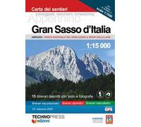 Gran Sasso d'Italia. Carta dei sentieri 1:15.000