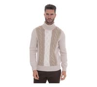 Gran Sasso, ,Knitwear ,Uomo ,Beige ,L Pullover Dolcevita