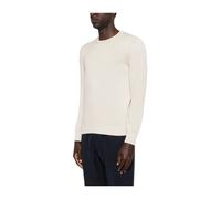 Gran Sasso, ,Knitwear ,Uomo ,Bianco ,L Maglione a Coste Girocollo