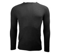 Gran Sasso, ,Knitwear ,Uomo ,Nero ,L Maglione Girocollo Rainwool