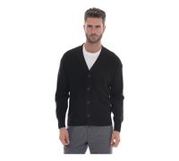 Gran Sasso, ,Knitwear ,Uomo ,Nero ,XL Cardigan con bottoni