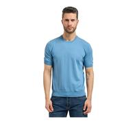 Gran Sasso - Maglia Girocollo in Cotone - - Knitwear - Uomo - Blu - L