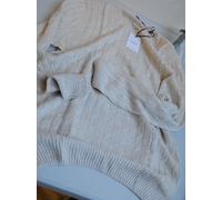 GRAN SASSO MAGLIONE FILO DI COTONE+LINO TRECCE 270,00 CART. GS-B2A2 TG 48
