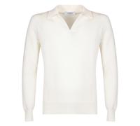 Gran Sasso - Maglione in Cotone Scollo a V - - Knitwear - Uomo - Bianco - M