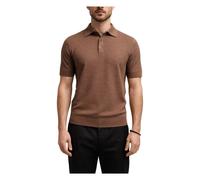 Gran Sasso - Polo a tre bottoni - - Tops - Uomo - Marrone - XL