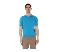 Gran Sasso - Polo con colletto profili bicolor - - Tops - Uomo - Blu - L
