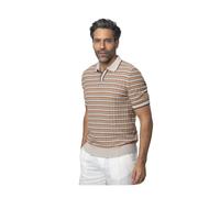 Gran Sasso - Polo in maglia testurizzata a maniche corte - - Tops - Uomo - Multicolore - 2XL