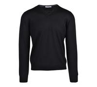 Gran Sasso - Pullover a V - - Knitwear - Uomo - Nero - M