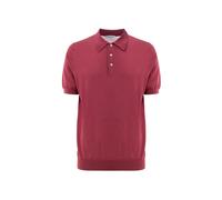 Gran Sasso Red Cotton Polo Shirt - IT50 | L