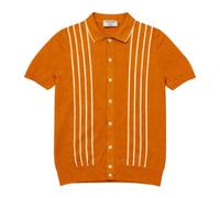 Gran Sasso, ,Shirts ,Uomo ,Arancione ,L Camicia con Rayas