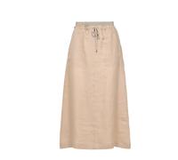 Gran Sasso, ,Skirts ,Donna ,Beige ,L Pantaloni in Lino con Dettagli Lurex