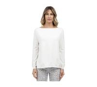 Gran Sasso - Top in Viscosa con Scollo a Barca - - Tops - Donna - Bianco - M