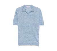 Gran Sasso, ,Tops ,Uomo ,Blu ,L Polo in maglia con scollo a V